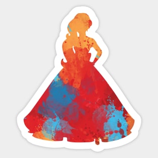 Character Inspired Silhouette Sticker